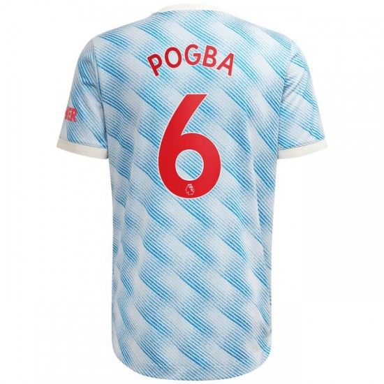 Camisola Manchester United Paul Pogba 6 Equipamento Segundo 2021-2022 Manga Curta